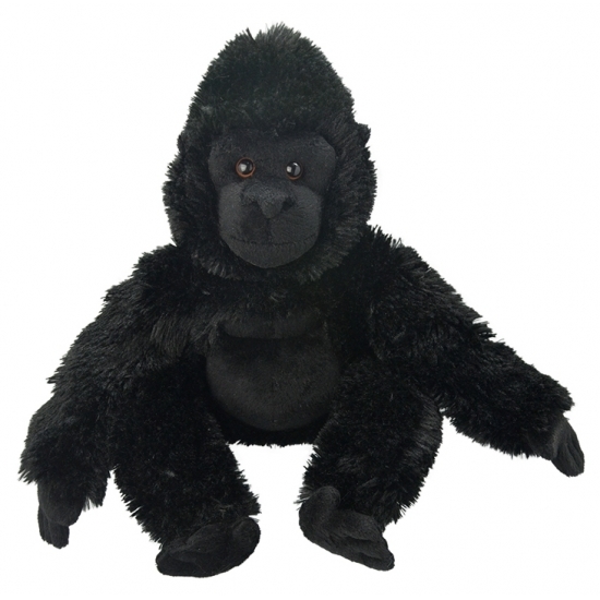 Merkloos Pluche gorilla apen knuffel 33 cm -
