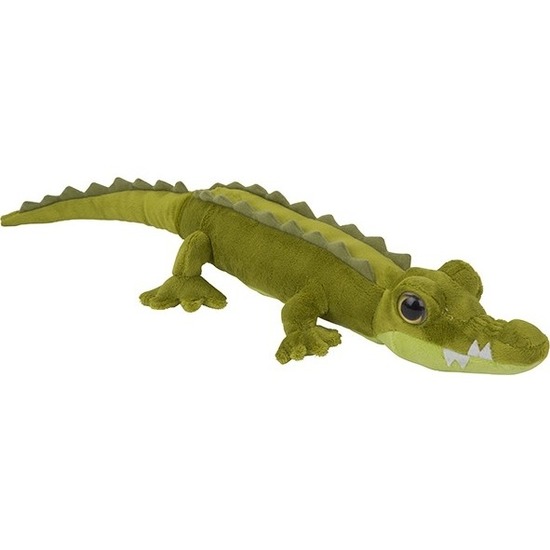 Pluche groene krokodil knuffel 60 cm speelgoed