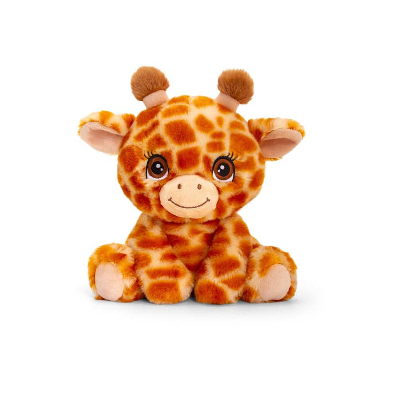Pluche knuffel dier giraffe 25 cm -