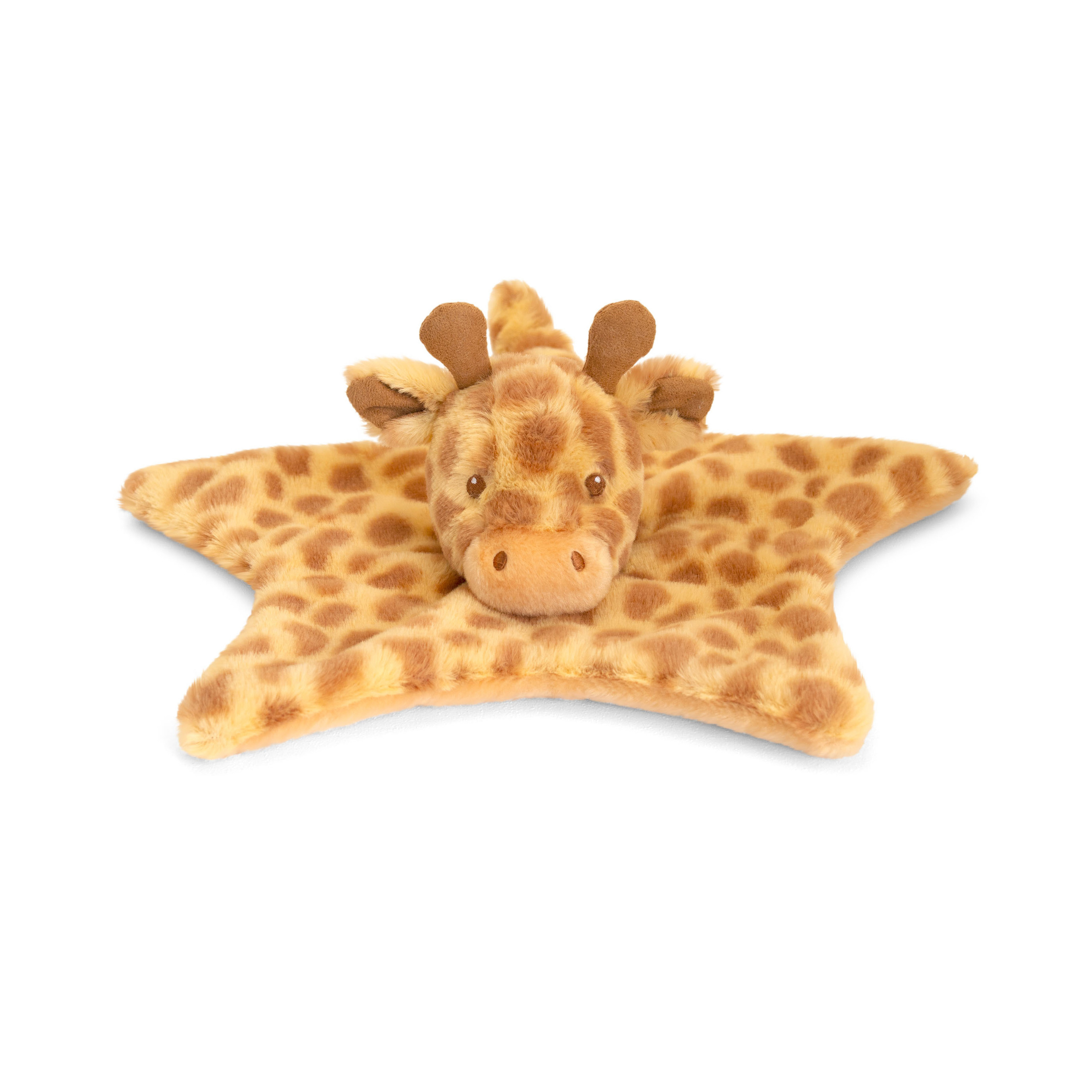 Pluche knuffeldoekje-tuttel dier giraffe 32 cm