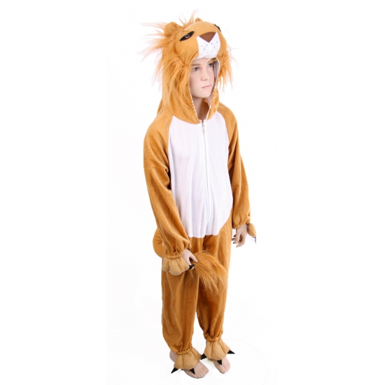 Pluche leeuwen outfit voor kinderen