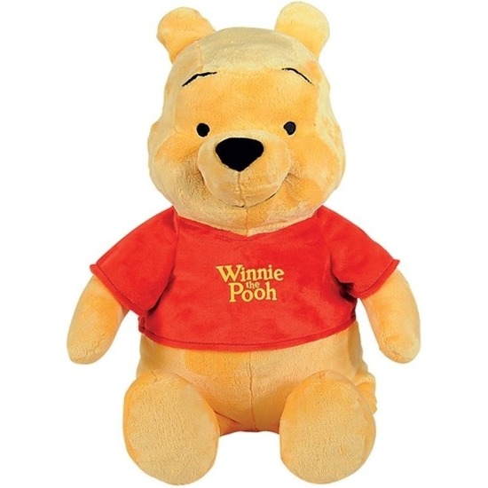 Pluche Winnie de Poeh knuffel 61 cm Disney speelgoed