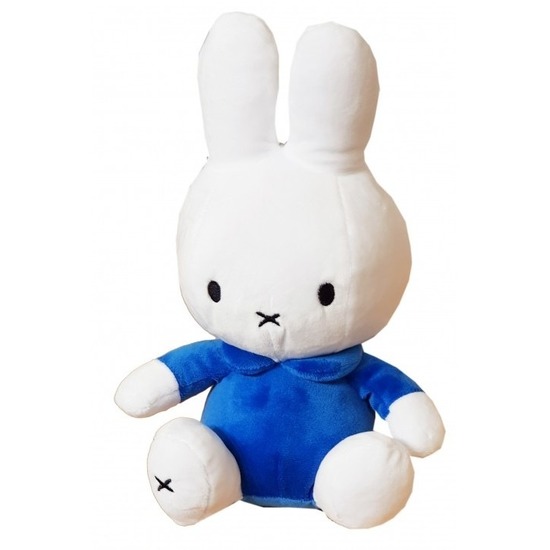 Pluche wit-blauwe Nijntje knuffel 25 cm baby speelgoed