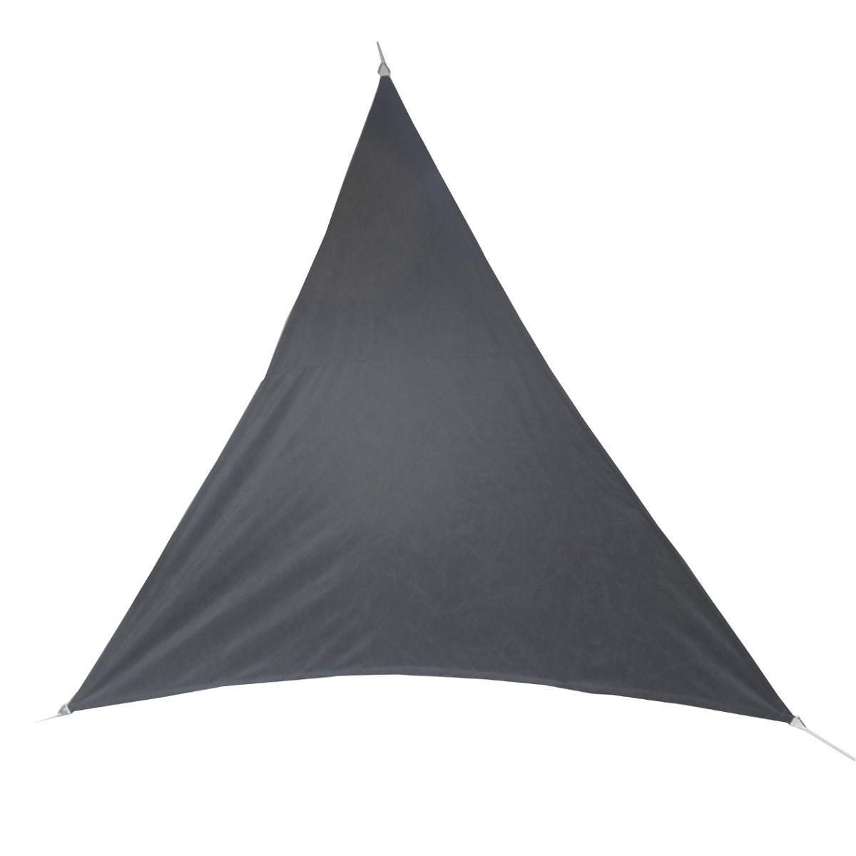 Premium kwaliteit schaduwdoek-zonnescherm Shae driehoek grijs 3 x 3 x 3 meter