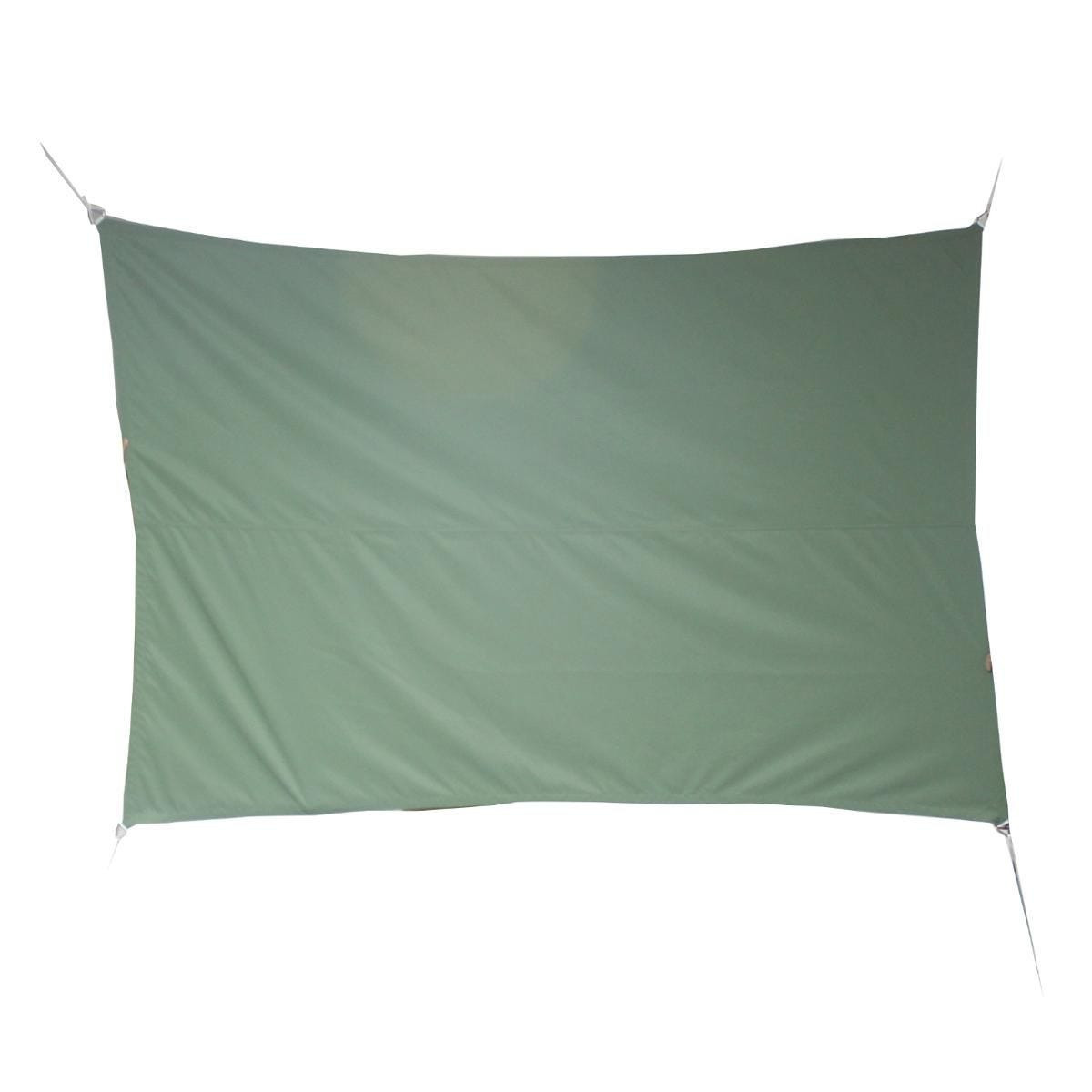 Premium kwaliteit schaduwdoek-zonnescherm Shae rechthoekig groen 2 x 3 meter