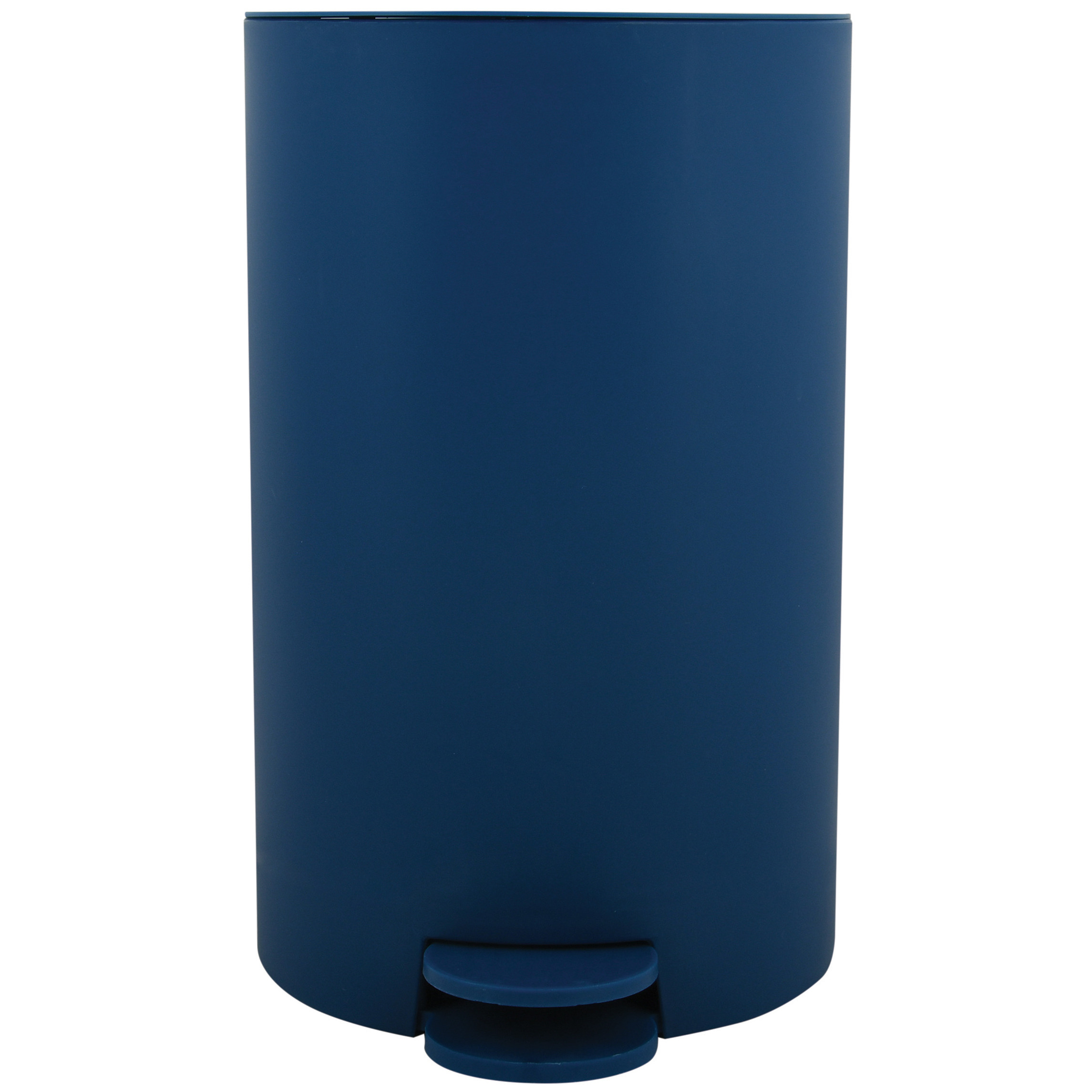 Prullenbak-pedaalemmer kunststof marine blauw 3 liter 15 x 27 cm Badkamer-toilet