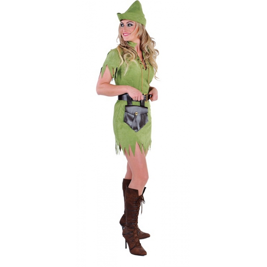 Robin Hood verkleed jurkje/kostuum voor dames