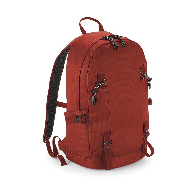 Rode rugzak-rugtas voor wandelaars-backpackers 20 liter