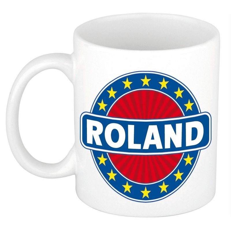 Roland naam koffie mok-beker 300 ml