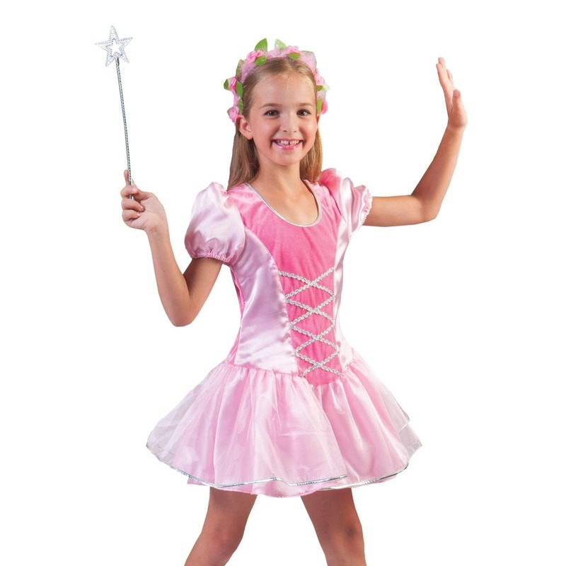 Roze prinsessen verkleed jurkje voor meisjes