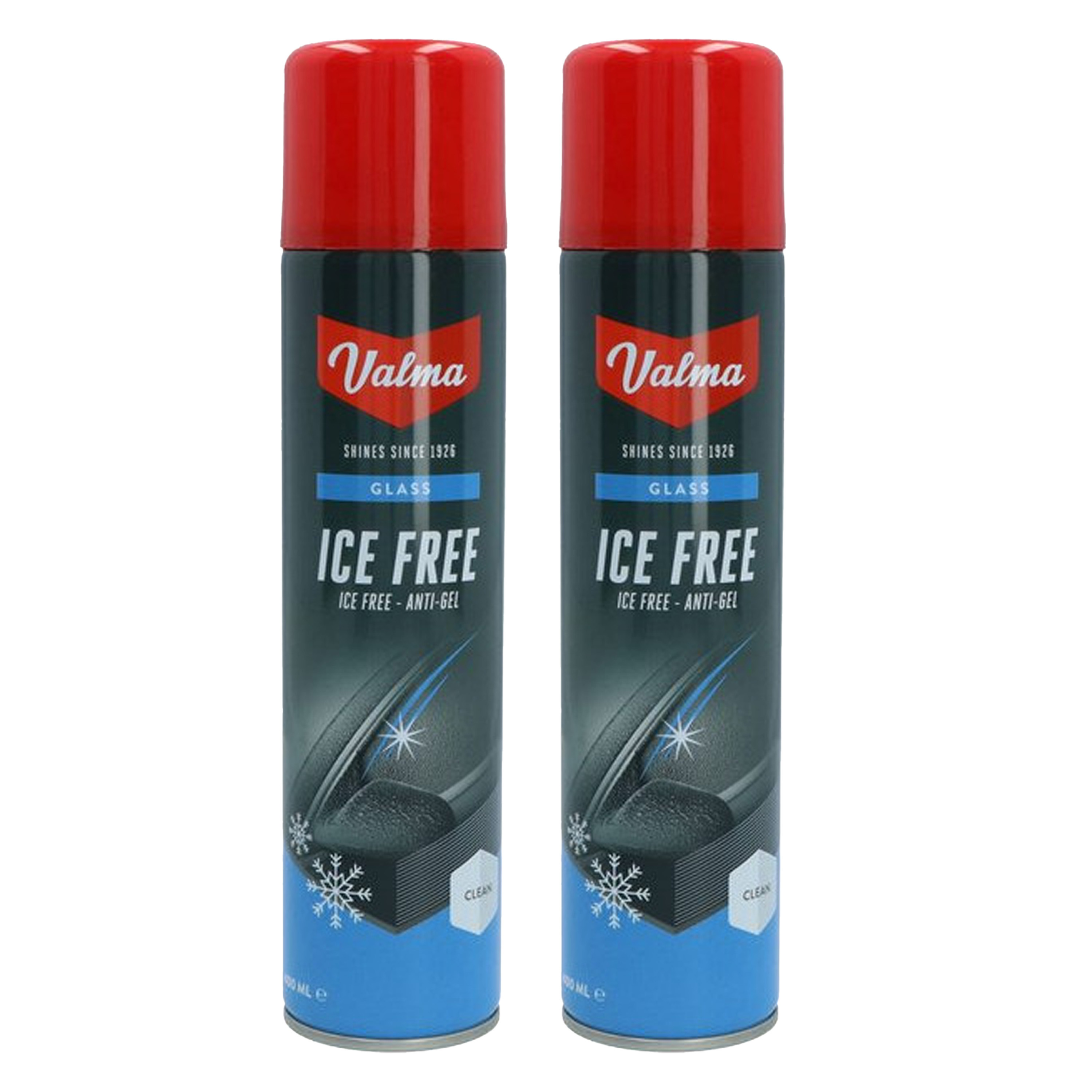 Ruitenontdooier spray - 2x - voor auto - 400 ml - antivries sprays - winter/vorst -