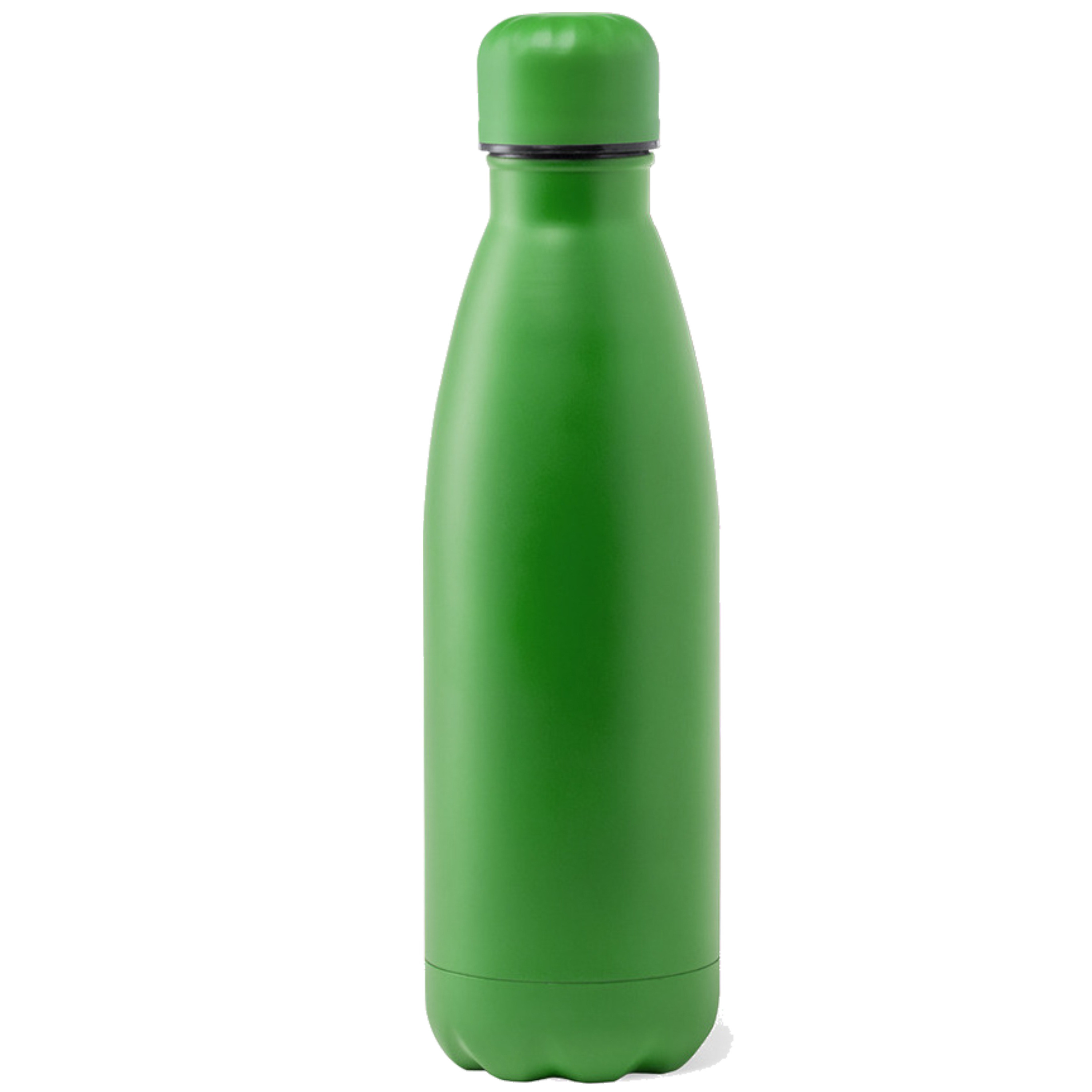 RVS waterfles-drinkfles kleur groen met schroefdop 790 ml