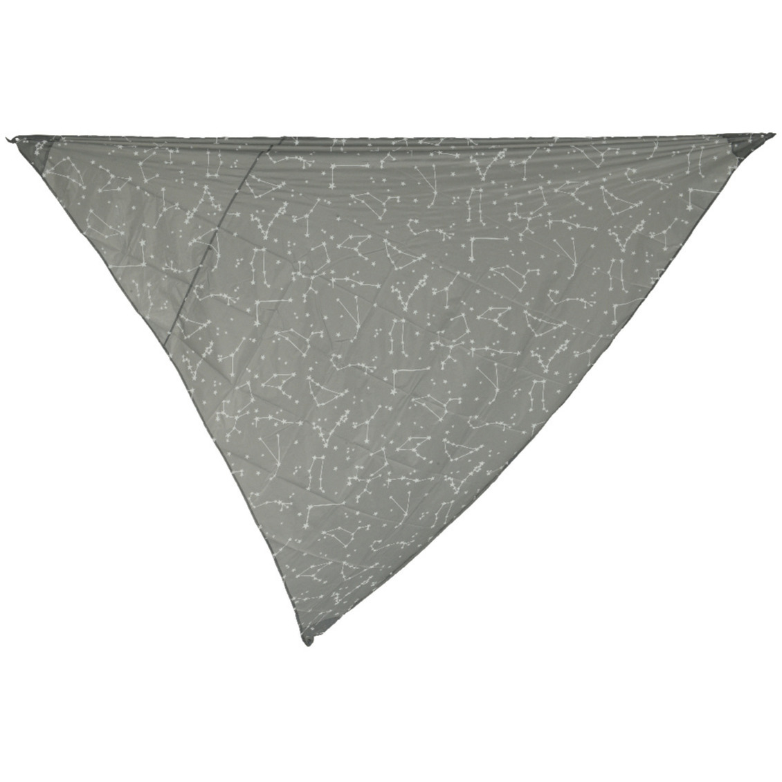 Schaduwdoek-zonnescherm driehoek grijs 3 x 3 x 3 meter