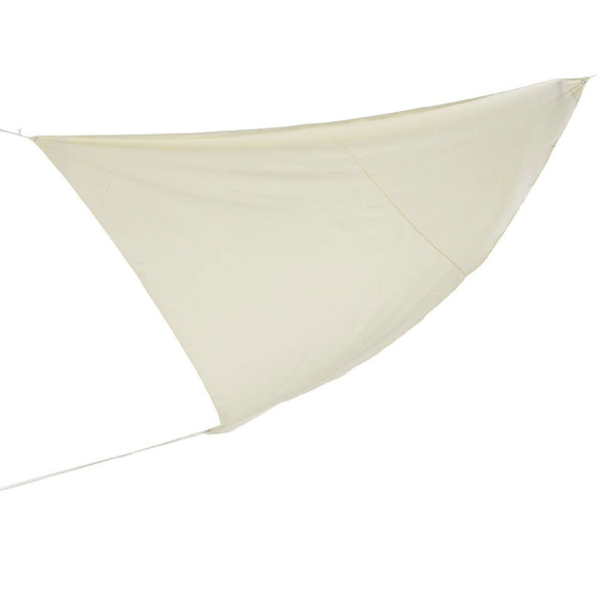 Schaduwdoek-zonnescherm driehoek wit 3,6 x 3,6 x 3,6 meter