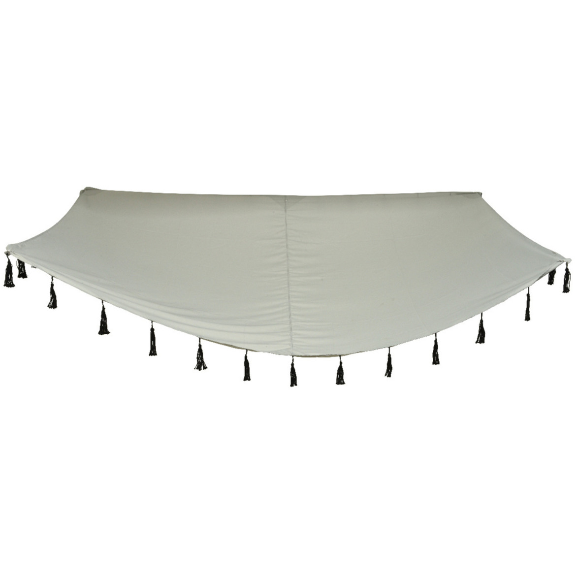 Schaduwdoek-zonnescherm zonneluifel grijs 3 x 2 meter