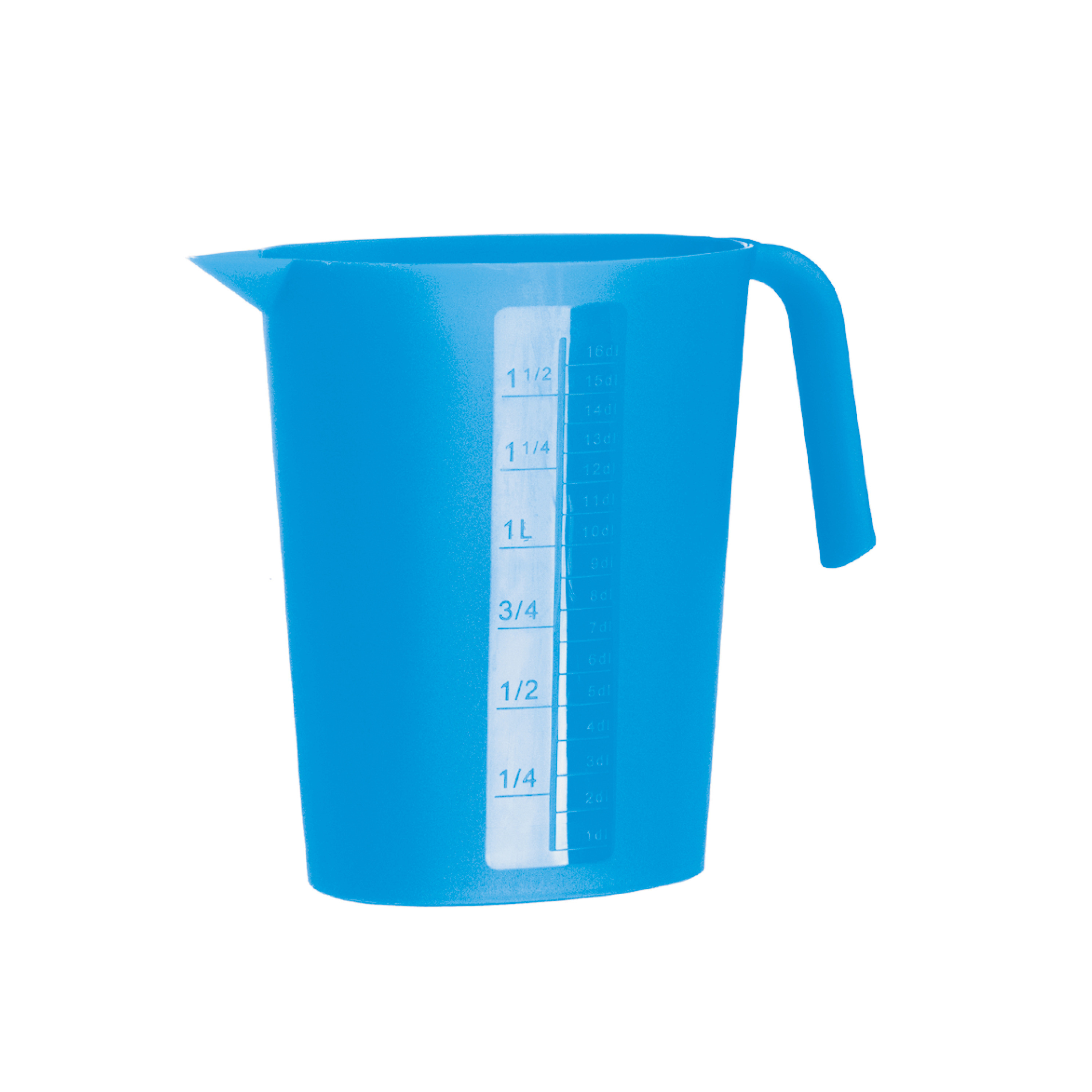 Juypal Hogar Schenkkan/waterkan - blauw - 1,75 liter - kunststof - L22 x H20 cm -