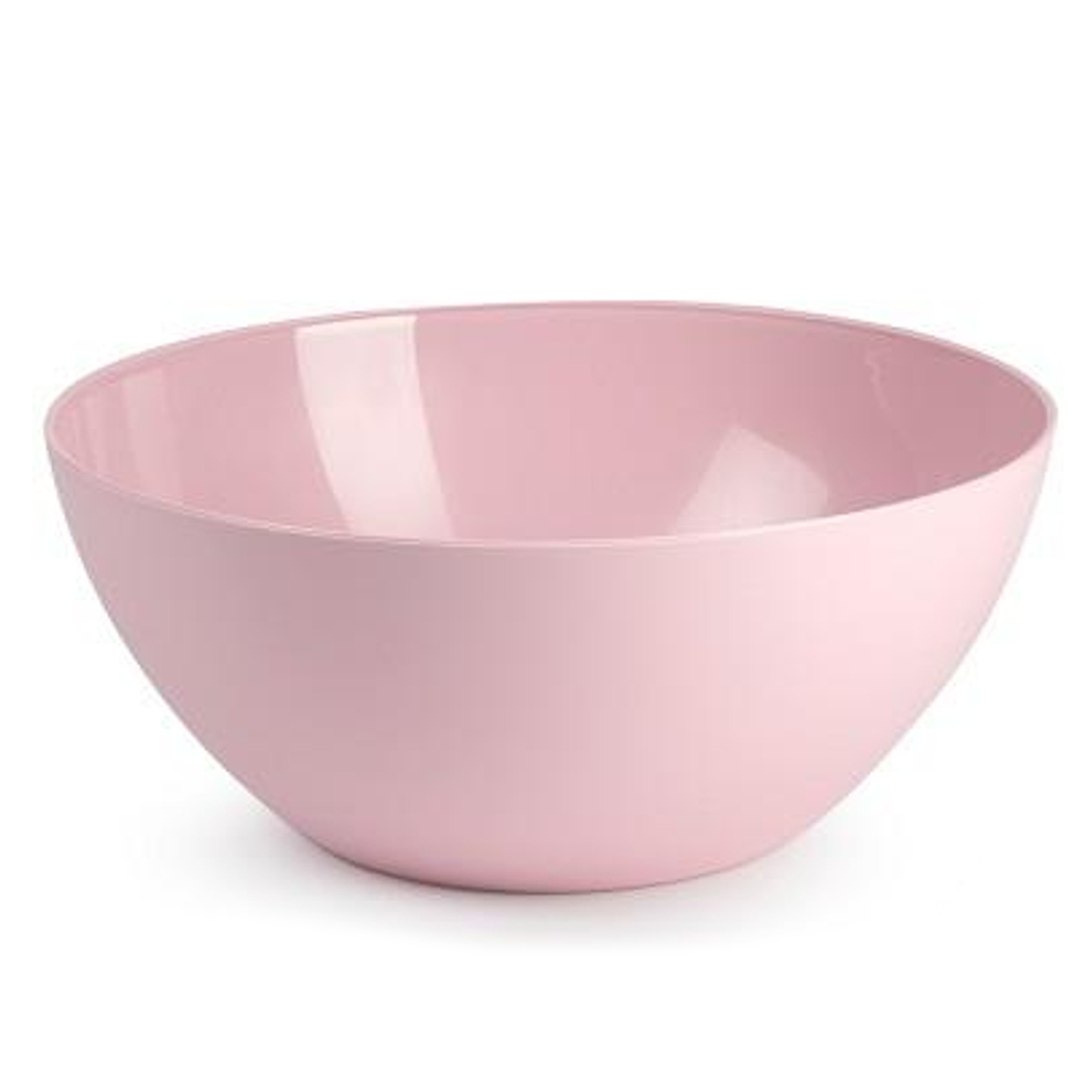 Serveerschaal-saladeschaal D25 x H12 cm kunststof roze