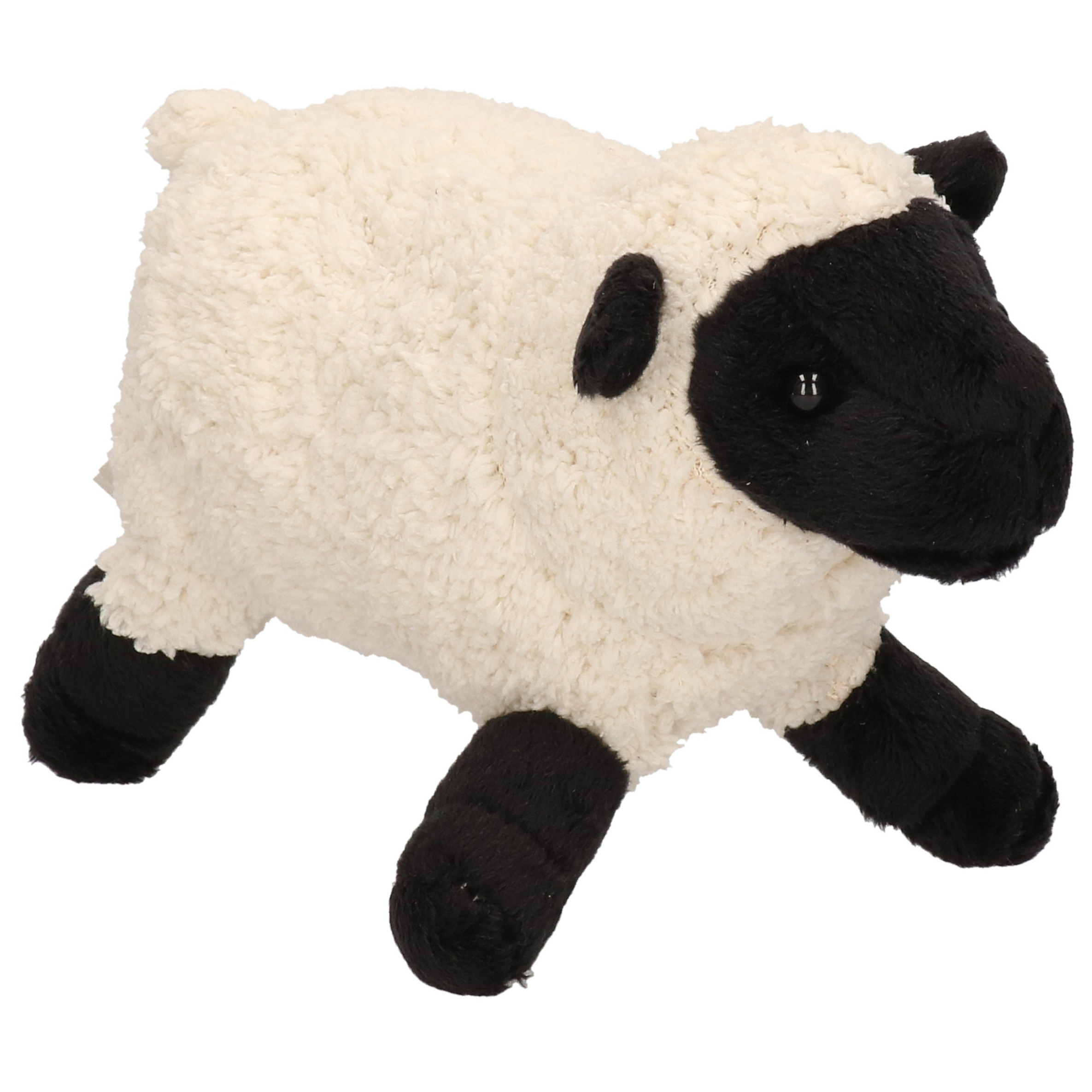 Set van 2x stuks pluche schaap/schapen knuffels 18 cm boerderij dieren -