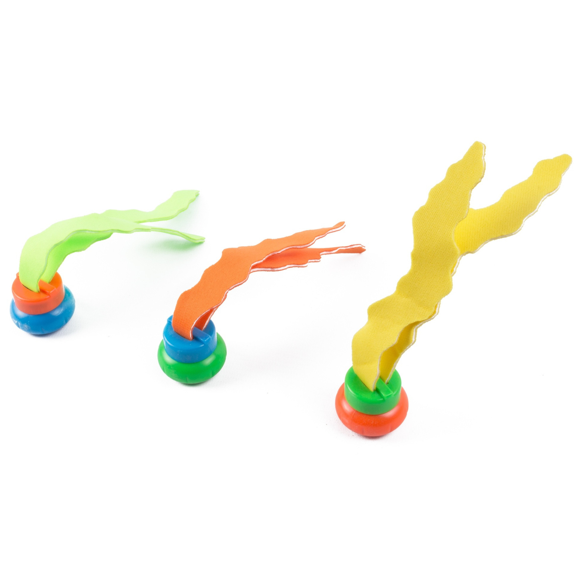 Set van 3x stuks gekleurd zeewier zwembad speelgoed