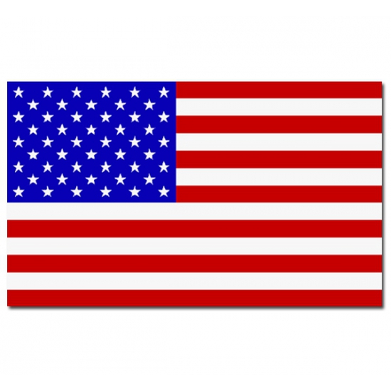 Set van 3x stuks vlaggen Amerika-USA 90 x 150 cm