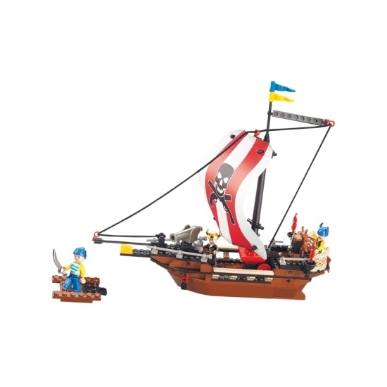 Sluban piratenschip bouwset
