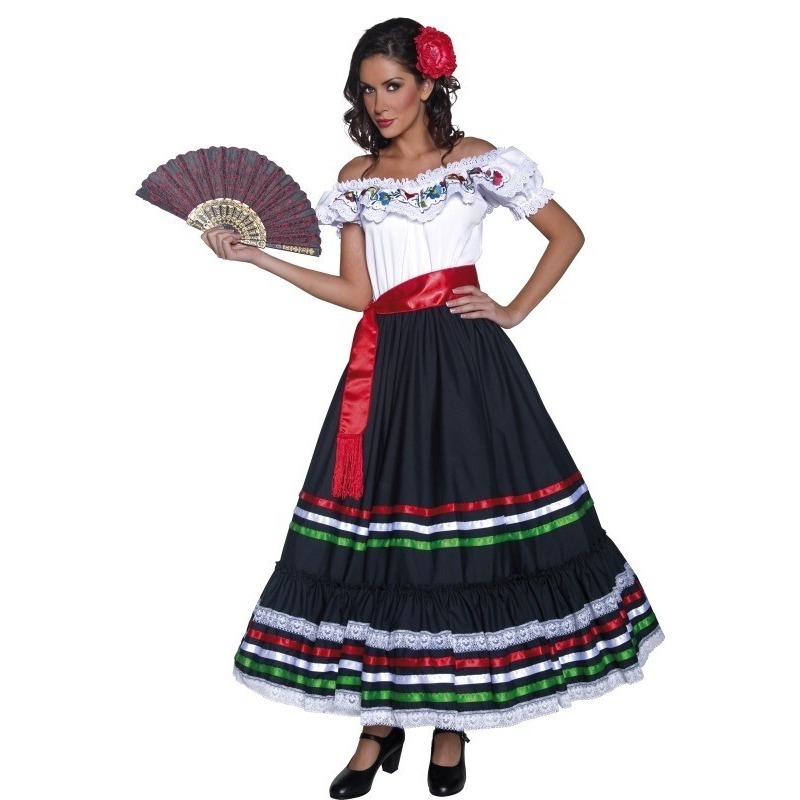 Spaanse danseres kostuum voor dames
