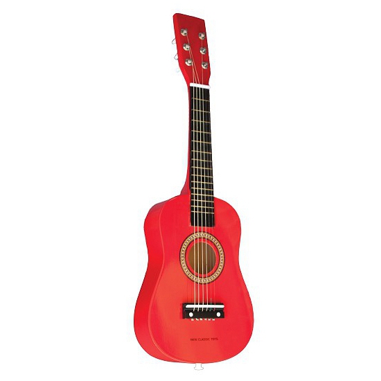 Speelgoed gitaar rood