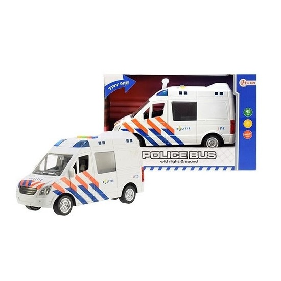 Speelgoedauto politiewagen afmetingen 17 x 28 x 12 cm