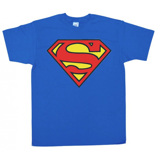 Superman logo verkleed t-shirt heren