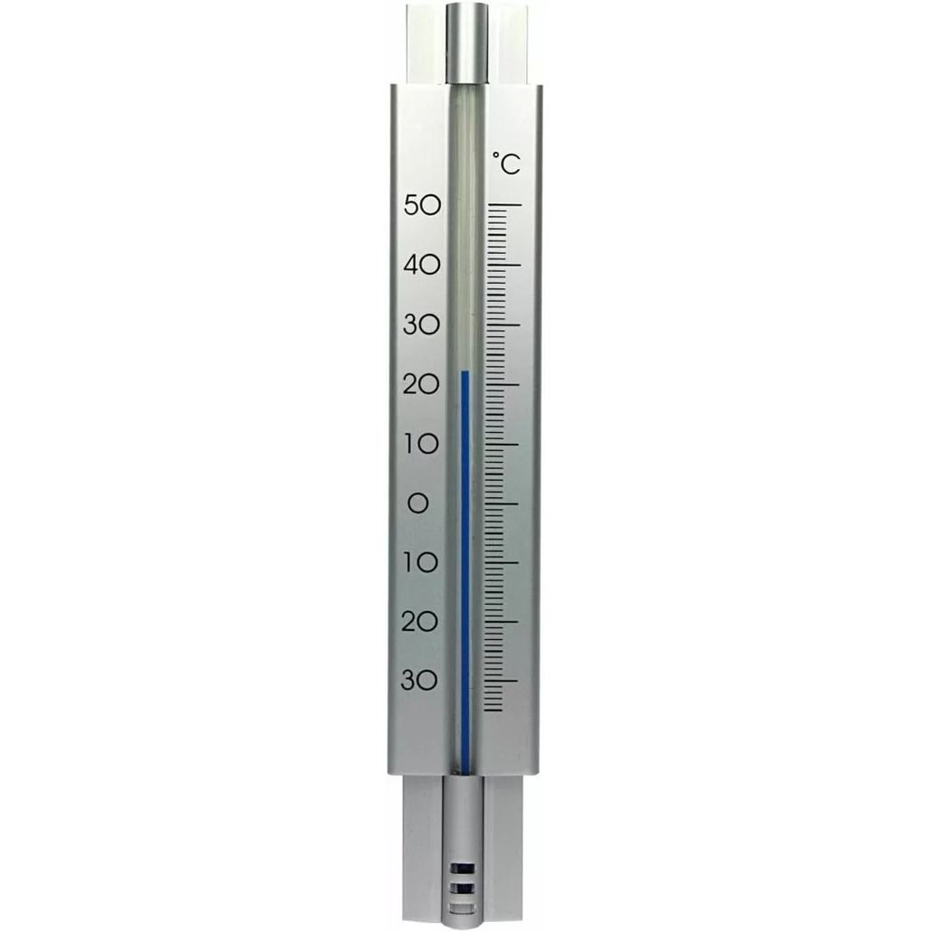 Thermometer buiten metaal 29 cm