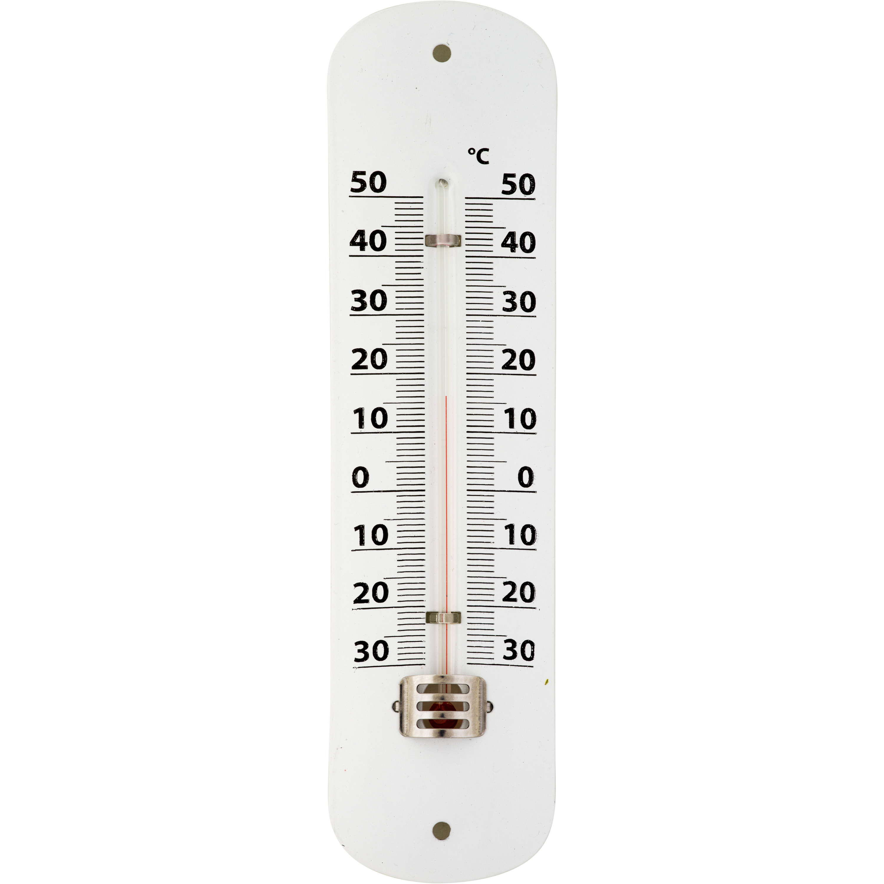 Sanctie Kaal Gedwongen Thermometer wit voor binnen en buiten - Thermometers - Bellatio warenhuis