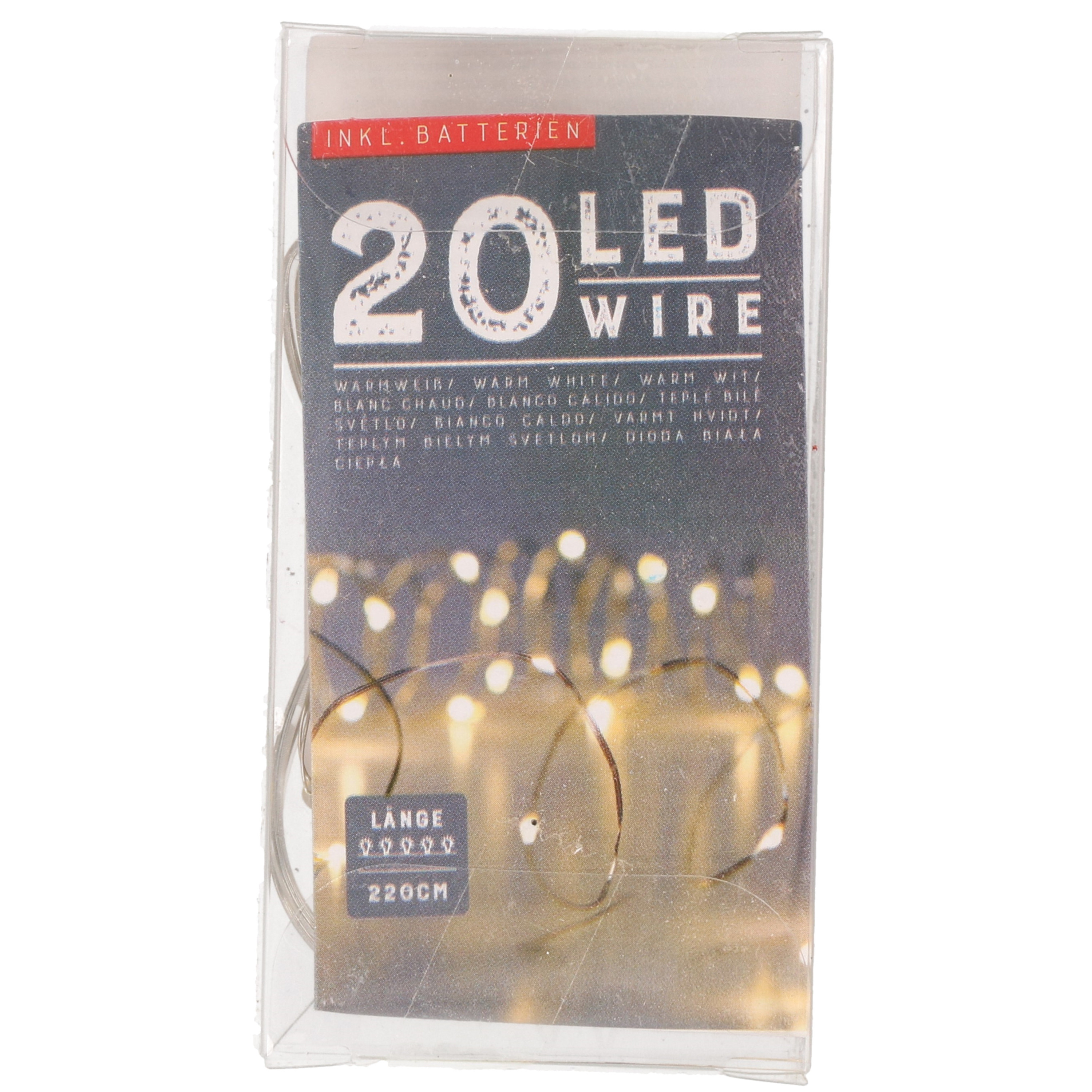 Afbeelding van Toppers - Haarlampjes - lampjes lichtsnoer voor in je haar - warm wit - 20 LEDS - 220 cm
