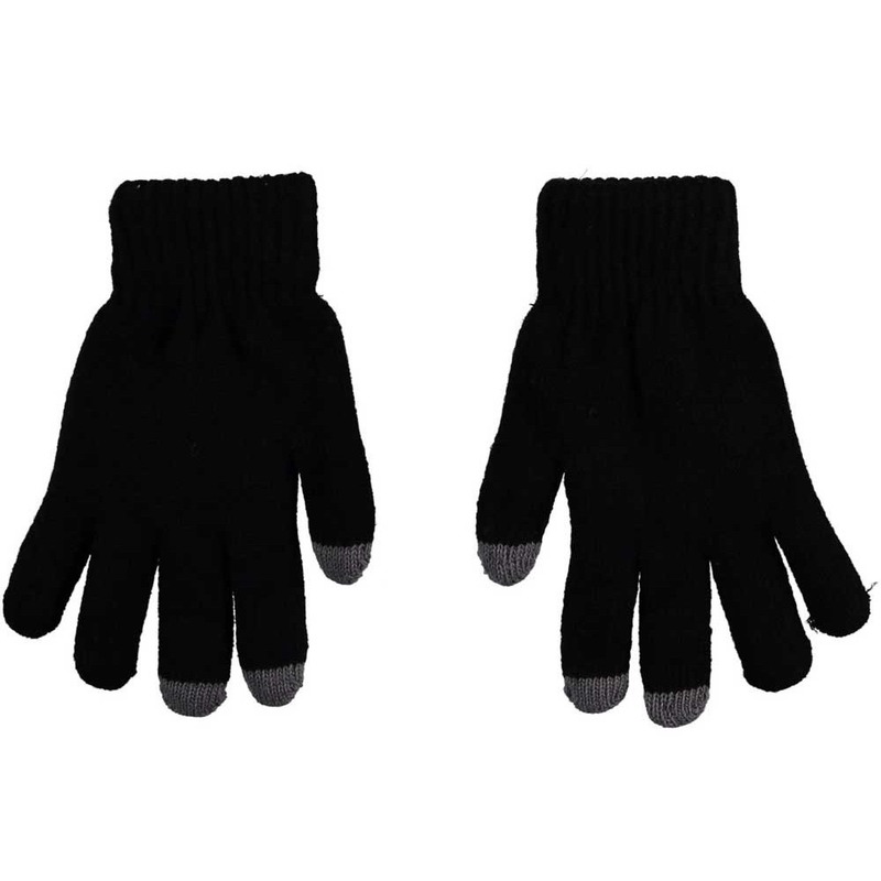 Touchscreen thermo handschoenen zwart voor dames