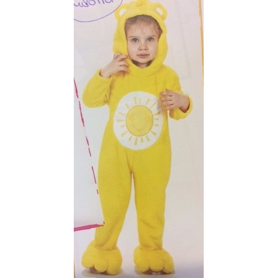Troetelberen kostuum geel voor meisjes
