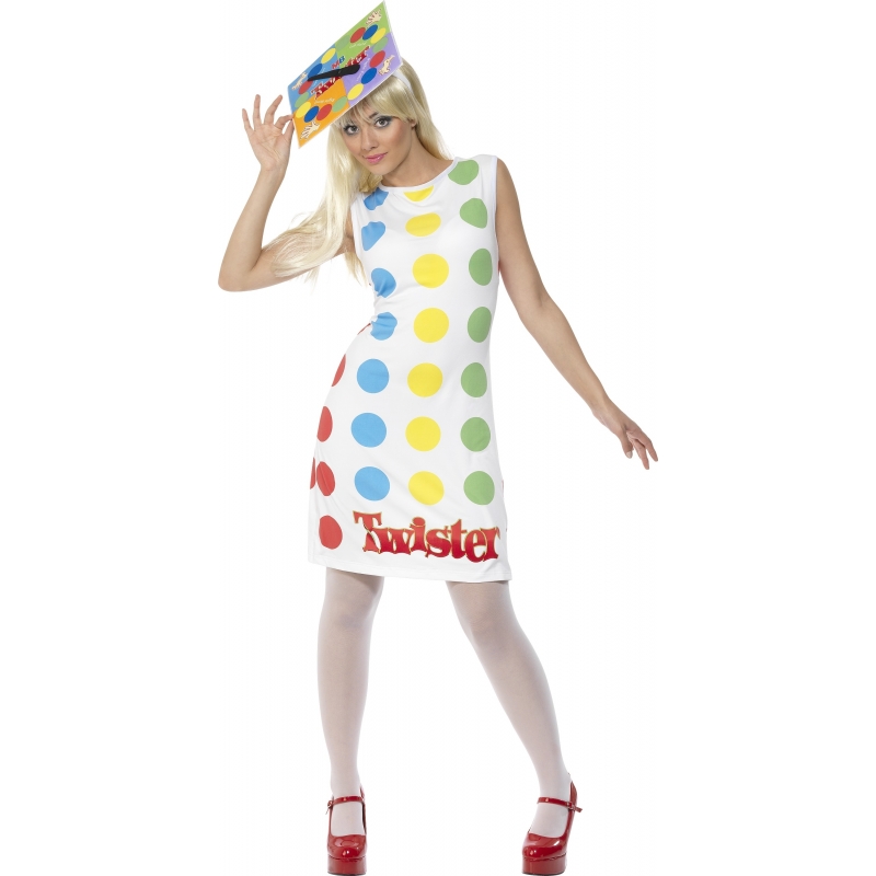 Twister verkleed kostuum/jurkje voor dames