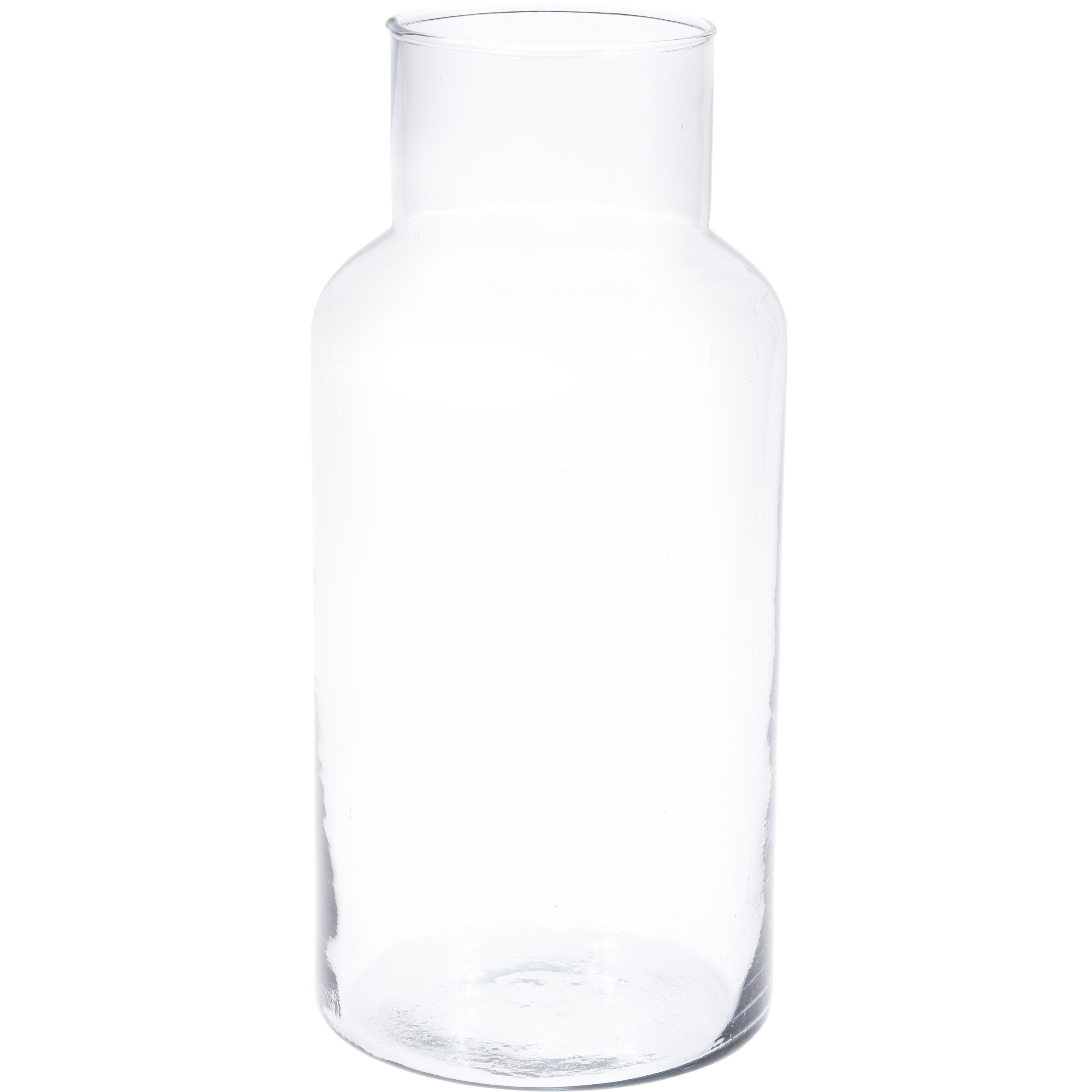 Vaas glas D16 x H30 cm 7L transparant voor bloemen en boeketten