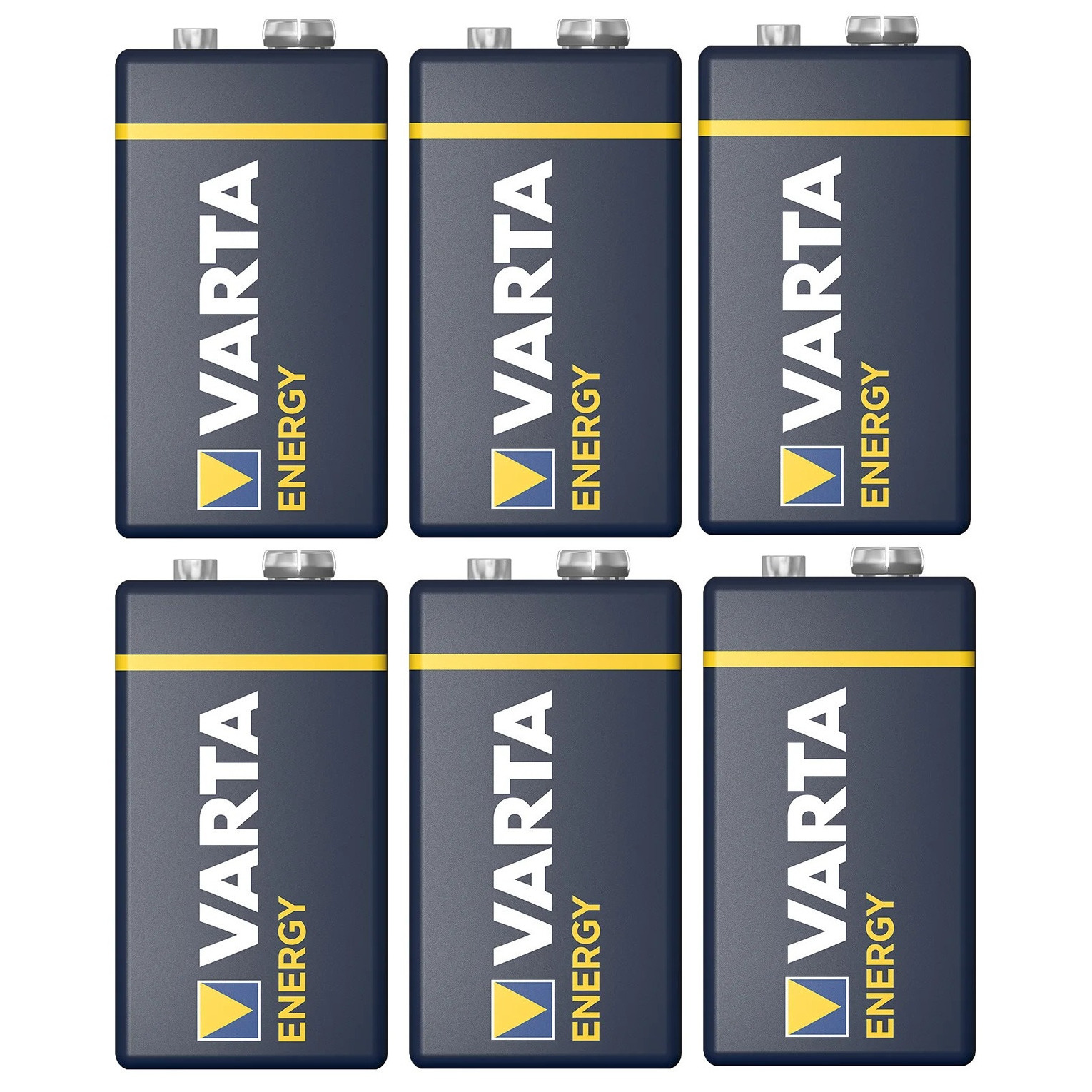Varta Energy Alkaline batterij 6x 9V blokbatterij LR61