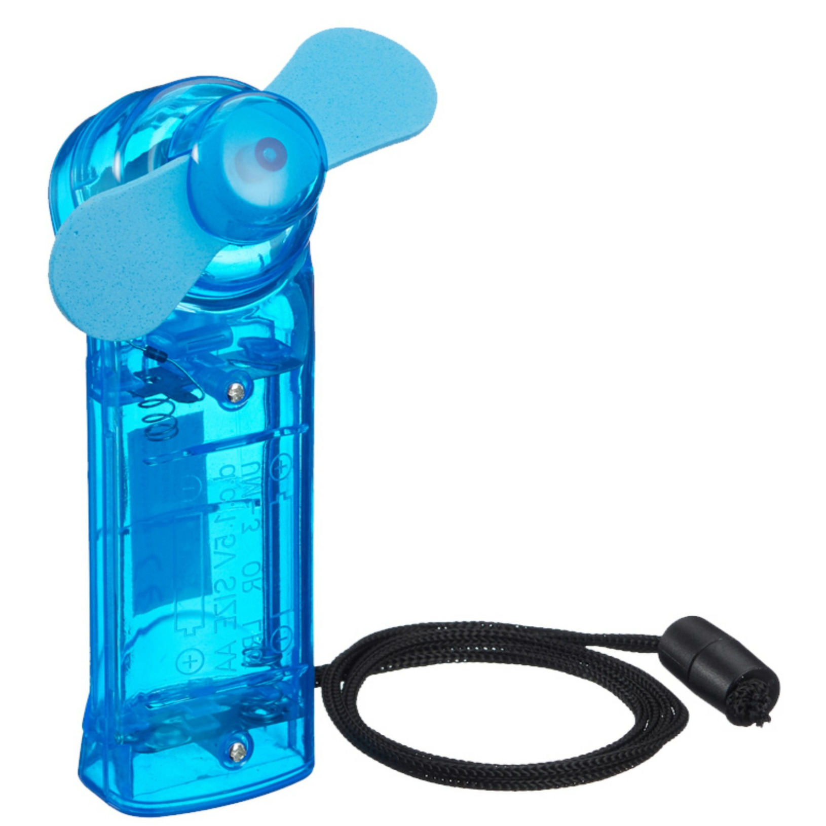 Ventilator voor in je hand Verkoeling in zomer 10 cm Blauw