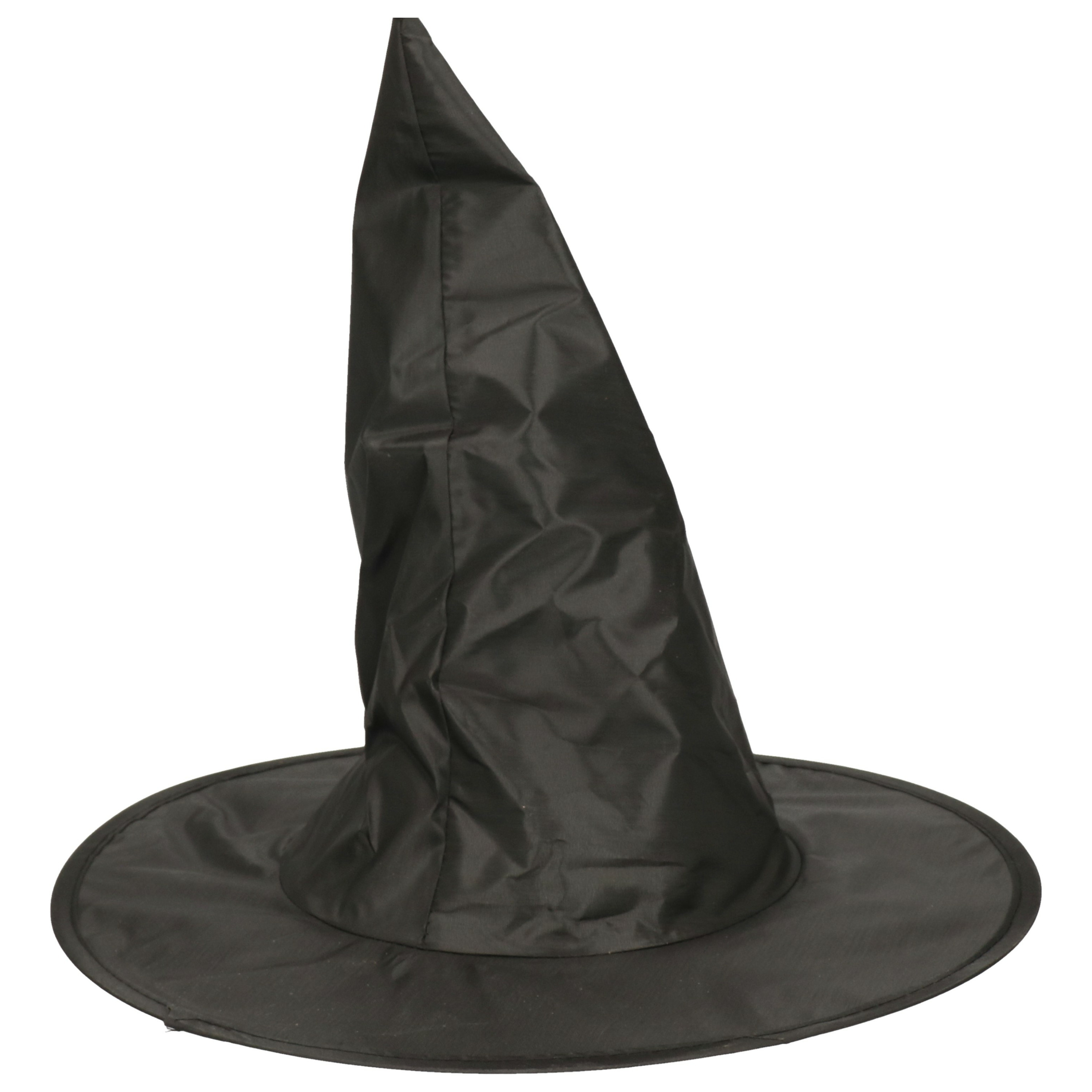 Verkleed heksenhoed - zwart - voor volwassenen - Halloween hoofddeksels