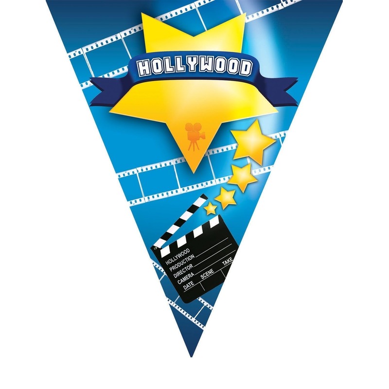 Vlaggenlijn Hollywood 5 meter -