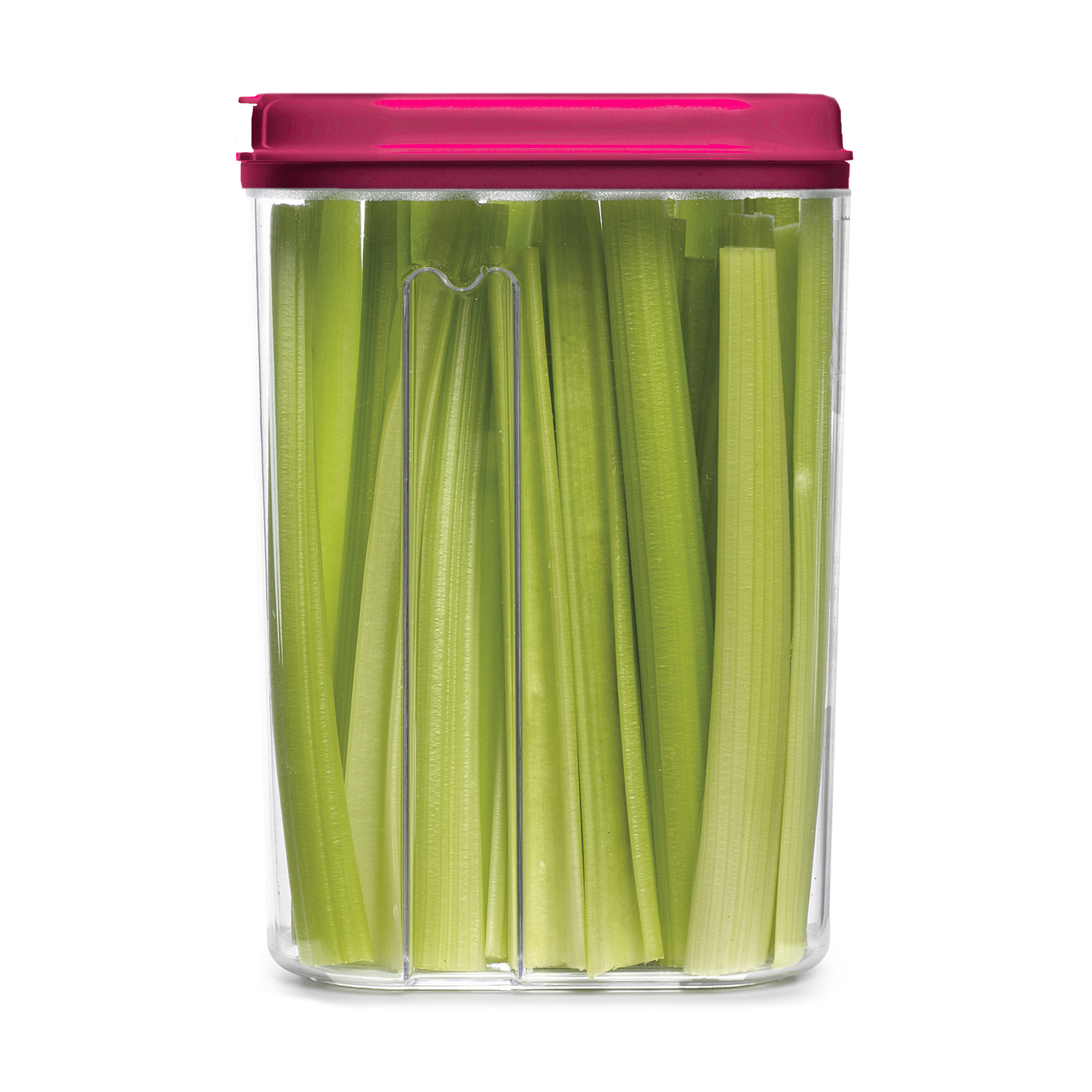 Voedselcontainer strooibus roze 1500 ml kunststof 15 x 8 x 23 cm voorraadpot