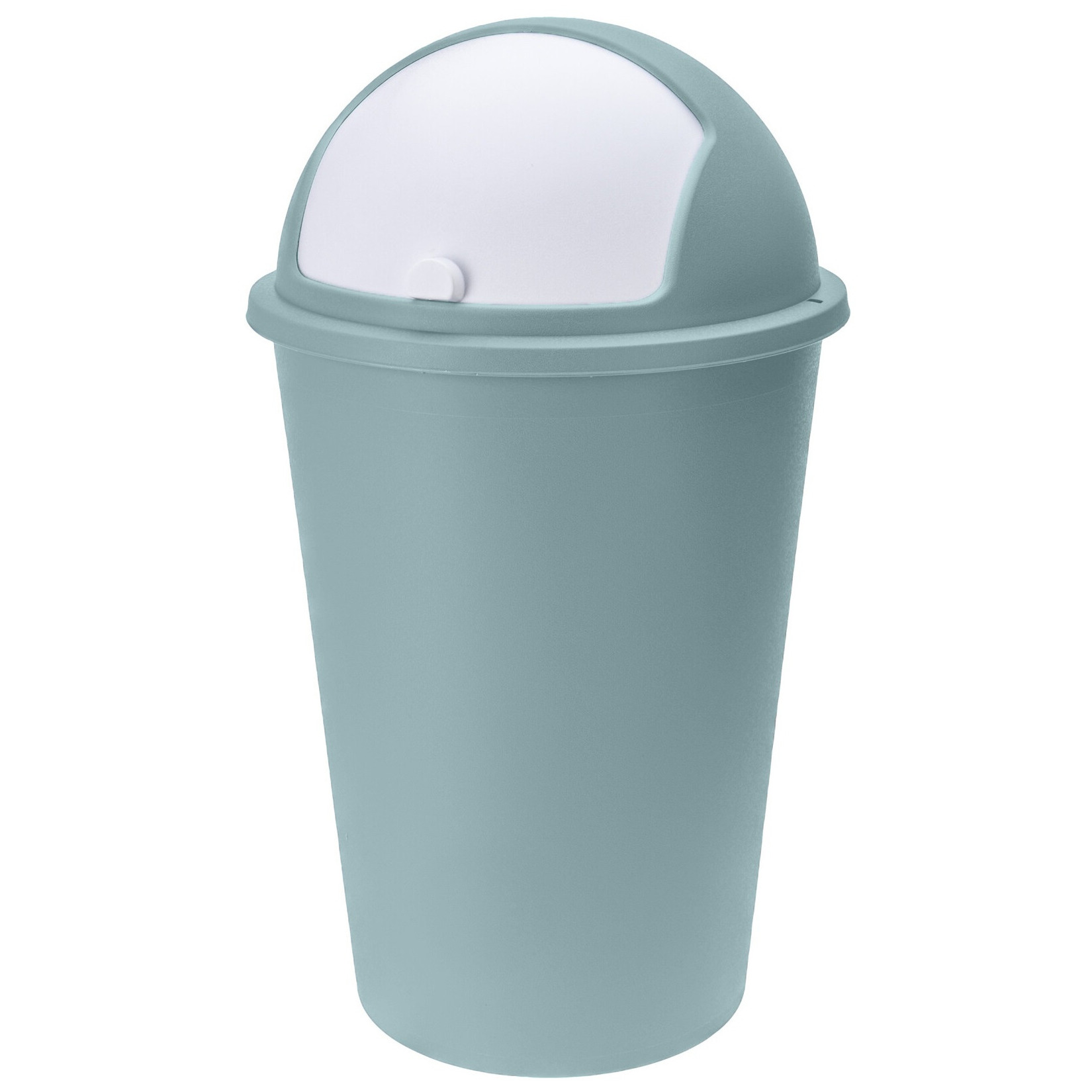Vuilnisbak-afvalbak-prullenbak groen met deksel 50 liter