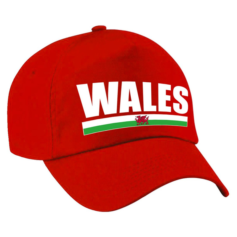Wales supporter pet-cap Verenigd Koninkrijk rood kinderen