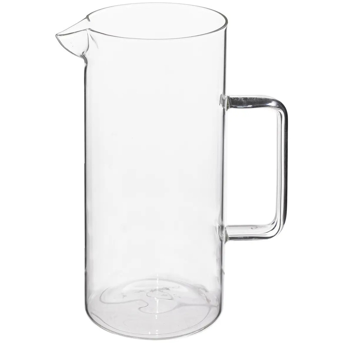 Secret de Gourmet Water Karaf/schenkkan met schenktuit - glas - 1.5 Liter - D10 x H22 cm -