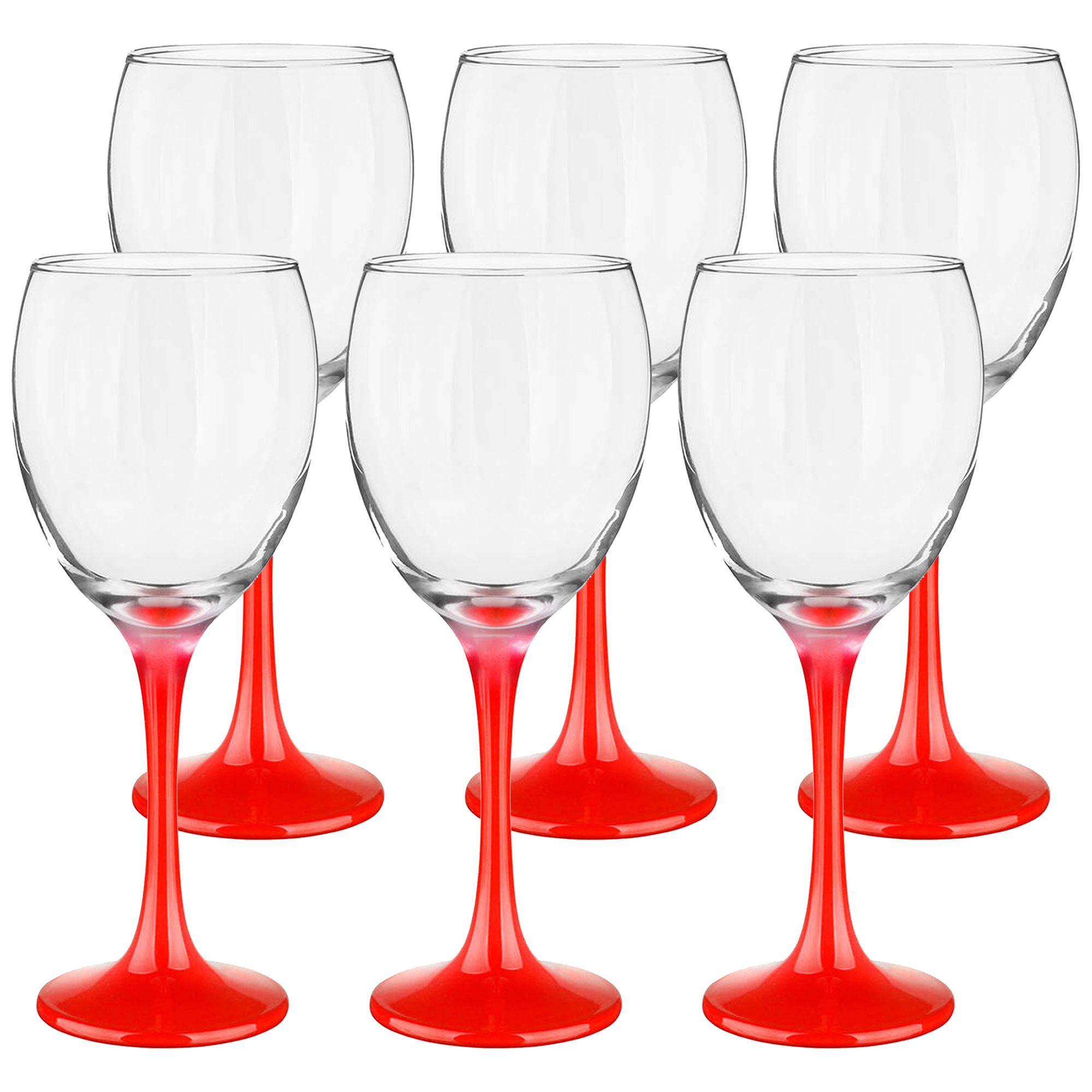 Wijnglazen 12x Red collection 300 ml glas