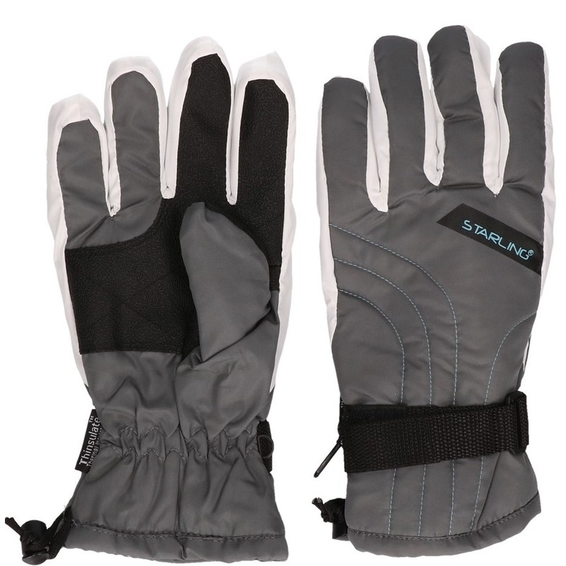 Winter handschoenen Starling Olan grijs voor volwassenen S (7) -