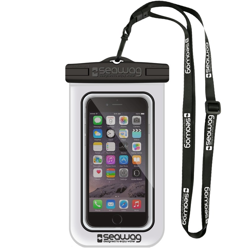 Witte-zwarte waterproof hoes voor smartphone-mobiele telefoon