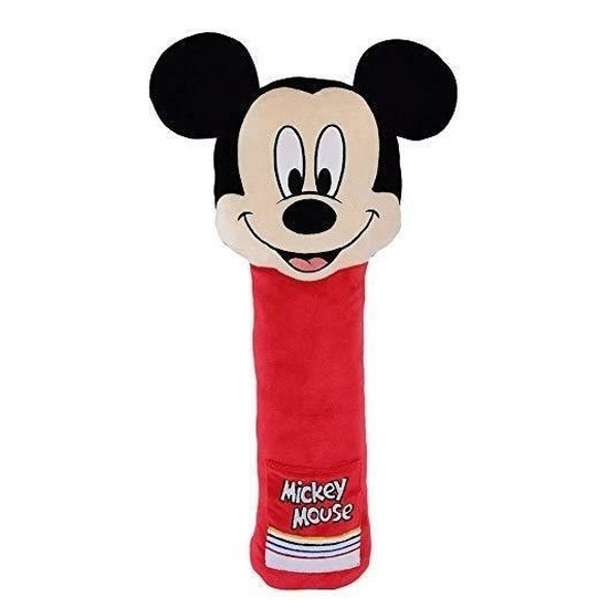 XL pluche Mickey Mouse auto gordelhoes-gordelbeschermer 50 cm