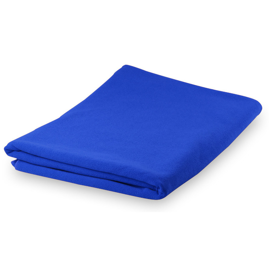 Yoga-fitness handdoek extra absorberend 150 x 75 cm blauw