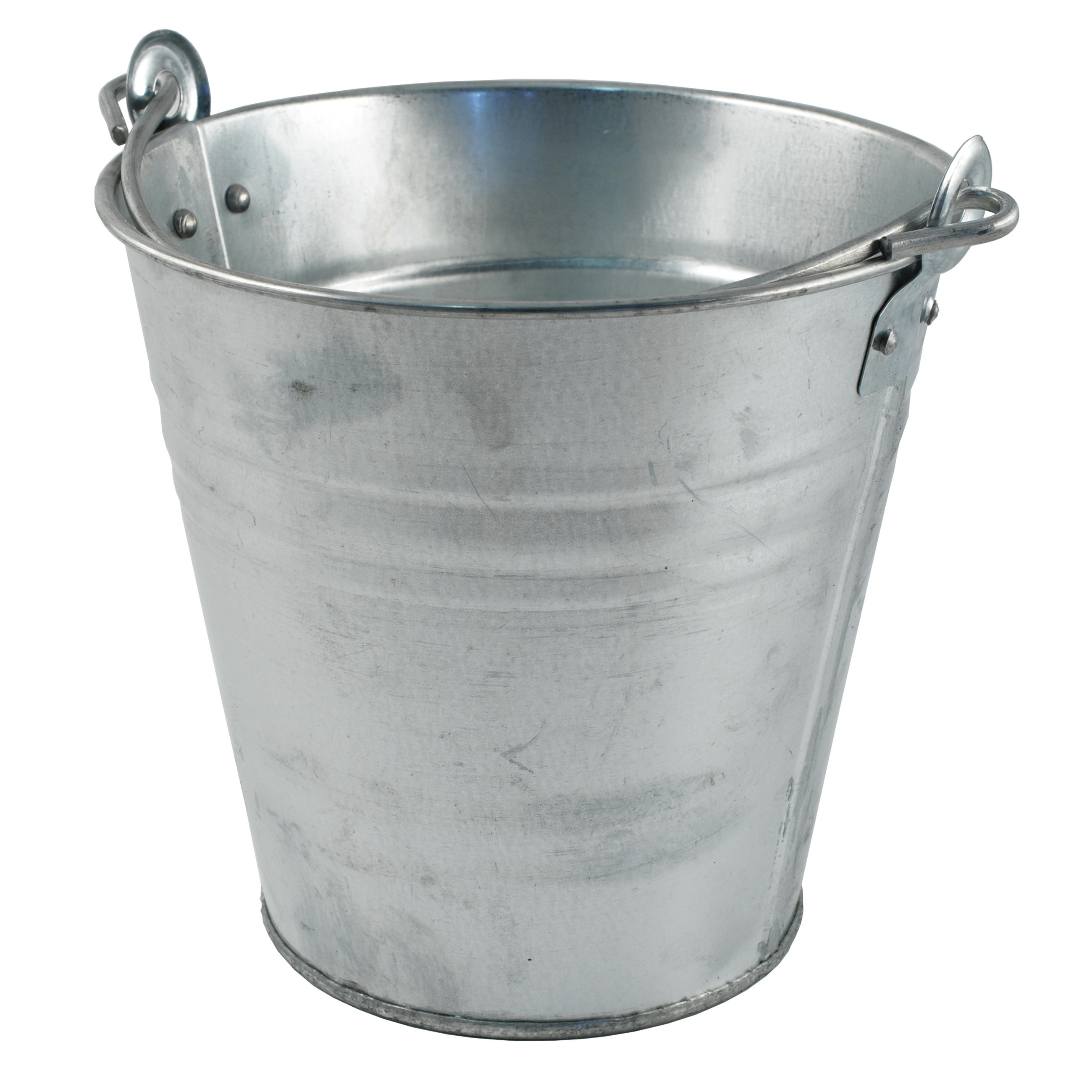 Zinken emmer-bloempot-plantenpot 10 liter
